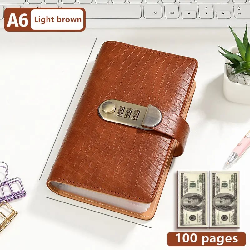 🔥 Last Day 50 % OFF– Lockable A6 Savings Notebook with 3-Digit Combination Lock 💰