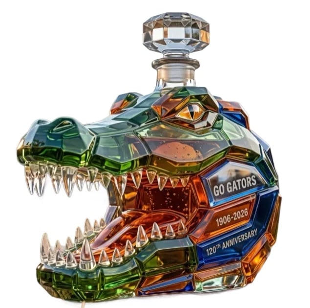🐊 120th Anniversary Alligator Decanter – Bold Gator Spirit Meets Timeless Craftsmanship | Collector’s Edition 🐊✨