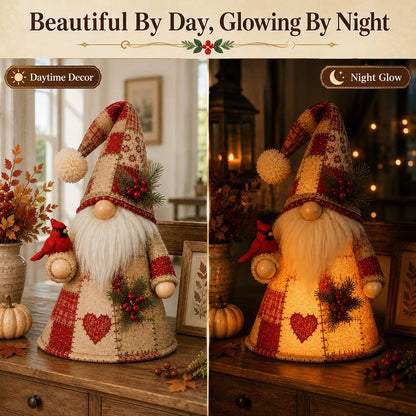 ⭐HOT SALE 49% OFF – 🐦 Patchwork Bird Gnome Light Collection