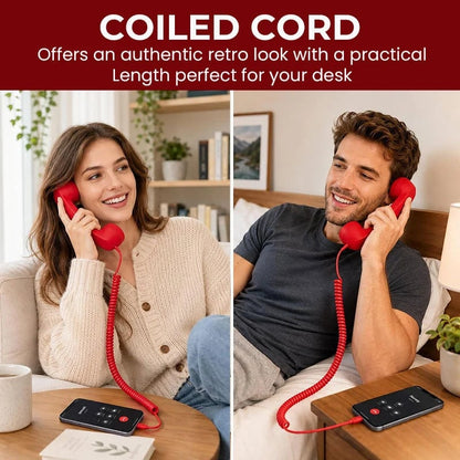 ☎️📱 Retro Telephone Handset for Type-C Phones — A Vintage Touch to Your Calls