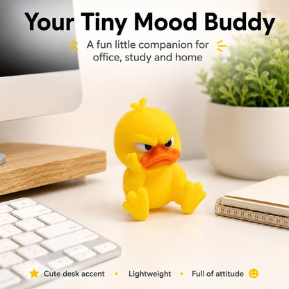 🔥🎁😠 Angry Duck Desk Figurine — Add a Tiny Attitude to Your Space! 🐥