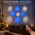 ⏳ Last Day 49% OFF – ❄️ LED Snowflake Wall Lights | 3D Christmas Snowflake Décor with Blue & White Glow, Remote Control & Magical Indoor Holiday Atmosphere ✨