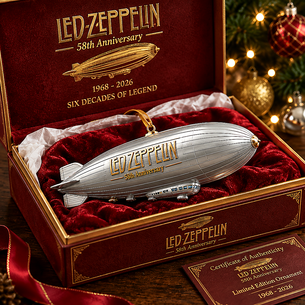 Led Zeppelin 58th Anniversary Commemorative Airship Ornament