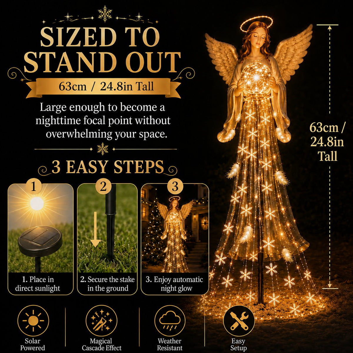 🔥Buy 2 Get 20% OFF🔥✨ Solar Angel Remembrance Garden Light👼