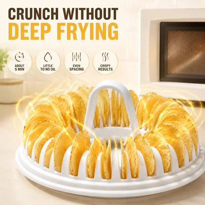 🔥2026 HOT SALE🥳💞50K+ SOLD!😍🥔DIY Microwave Potato Chip Maker with Slicer Bowl Set - DIY Microwave Potato Chip Maker with Slicer Bowl Set / Buy 1