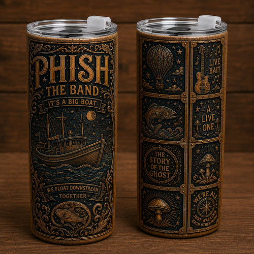 🎸 Phish Big Boat 10th Anniversary Vintage Limited Tumbler
