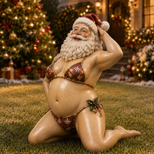 🎄 Cheeky Christmas Yard Statue Collection