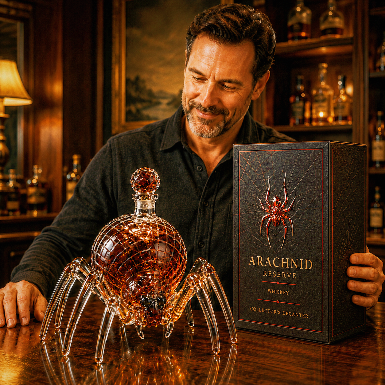 🔥Last Day 49% OFF🕷️ Spider Whiskey Decanter