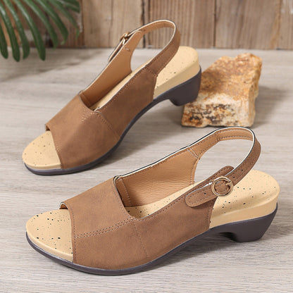 😍Last Day 49% OFF😍-Womens Comfortable Elegant Low Chunky Heel Shoes