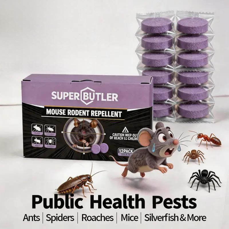 🔥LAST DAY 49% OFF -🐭12-Pack Rodent Repellent Balls for Home Kitchen Effective Pest Control Solution