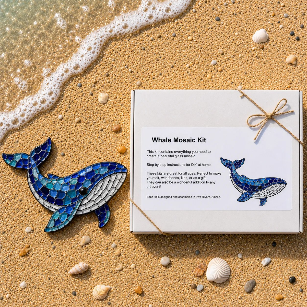 🔥LAST DAY 50% OFF - 🌊 Octopus Mosaic Kit | Beginner-Friendly DIY Glass Craft with Step-by-Step Instructions⭐Beginner-Friendly