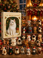 Advent Calendar 2026 Cat Advent Calendar Gift for Adults Friends Cat Owners and Lovers Christmas Holiday Countdown Gift 24 Designs Cats Charm Christmas Tree Ornament