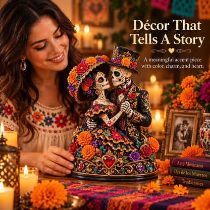 💀Day of the Dead Catrina Figurines – 3 Colorful Character Styles