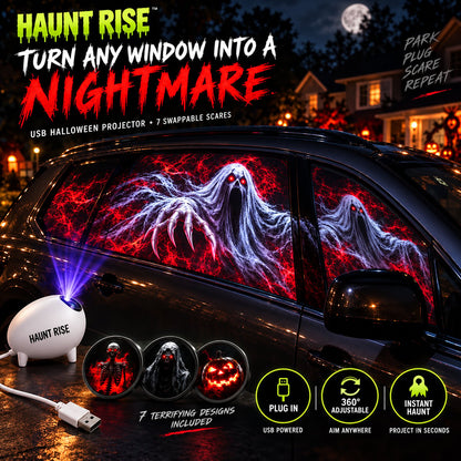 ⏳ Last day! 49% OFF – 👻 Haunted Window Projector