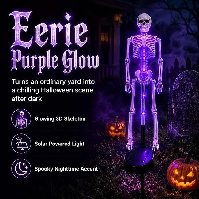 ✨Last Day 49% OFF✨💀 Solar Skeleton Ground Stake Lights