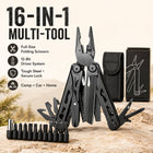 🏕️16‑in‑1 Multi‑Tool Pliers with Full‑Size Folding Scissors