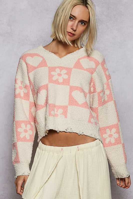 Oversized Plaid Fleece Shacket