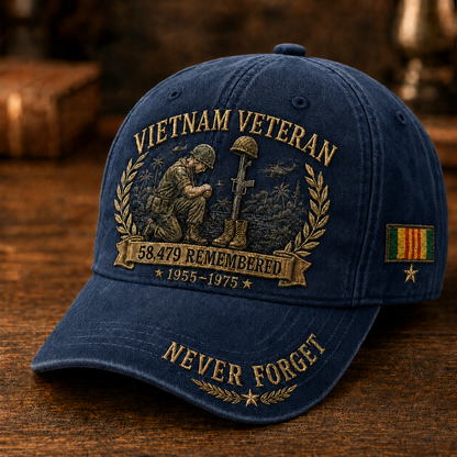 🎁Vietnam Veteran 58,479 Remembered Cap