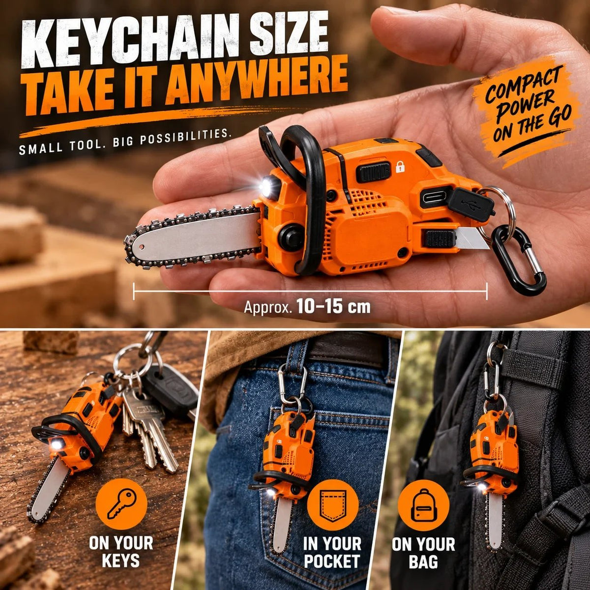 Everyday Utility Keychain Tool