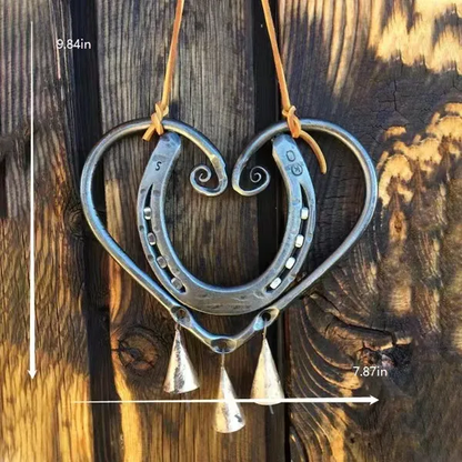 100% Handmade | The Horseshoe Heart Wind Chime ❤