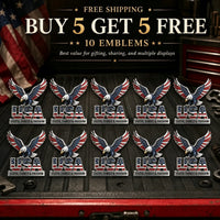 🎁 BUY 5 GET 5FREE - 10 Emblems (Free Shipping)
