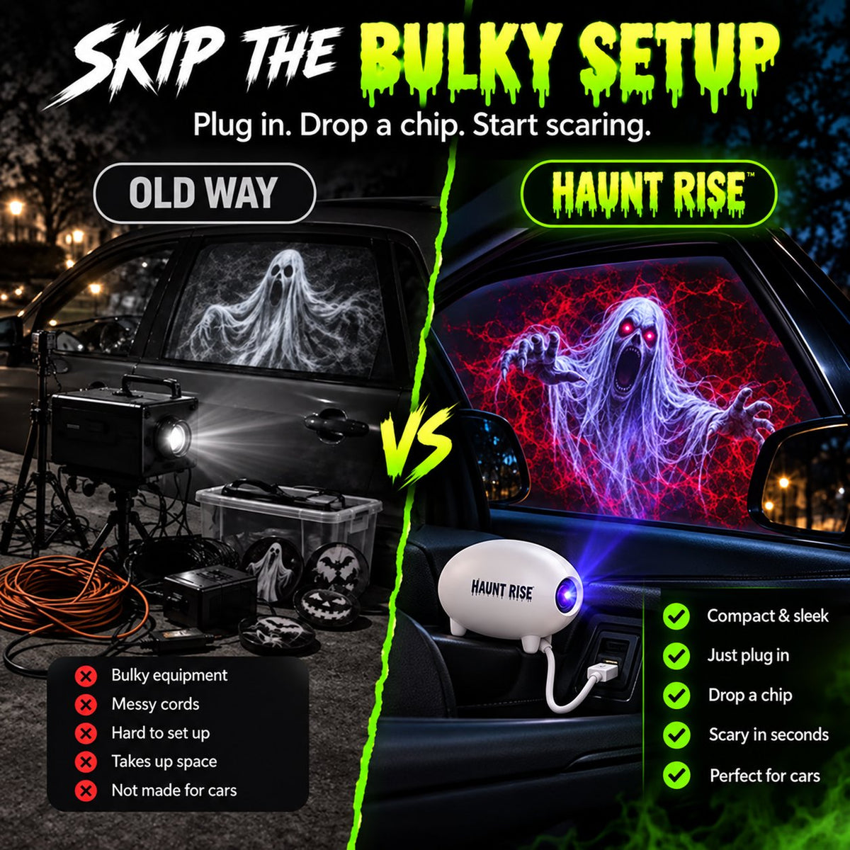 ⏳ Last day! 49% OFF – 👻 Haunted Window Projector