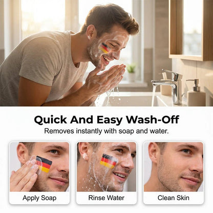 🏆 Last Day 50% OFF 🎉National Flag Face Paint Stick for Sports Fans! ⚽