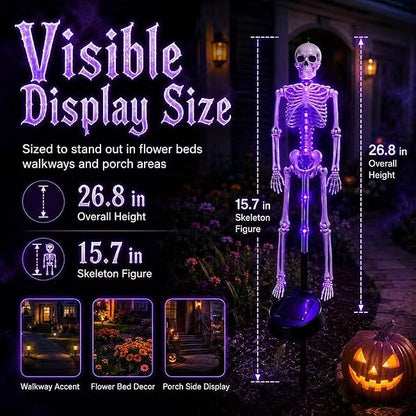 ✨Last Day 49% OFF✨💀 Solar Skeleton Ground Stake Lights