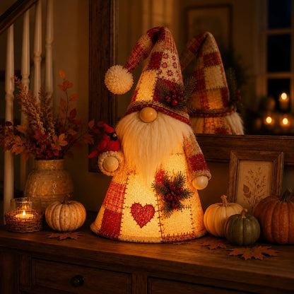 ⭐HOT SALE 49% OFF – 🐦 Patchwork Bird Gnome Light Collection