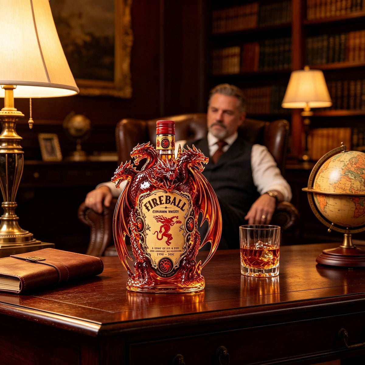 🐉 Legendary Dragon Bar Decanter – Sculpted Collector Bottle for Home Bar & Gifting🔥