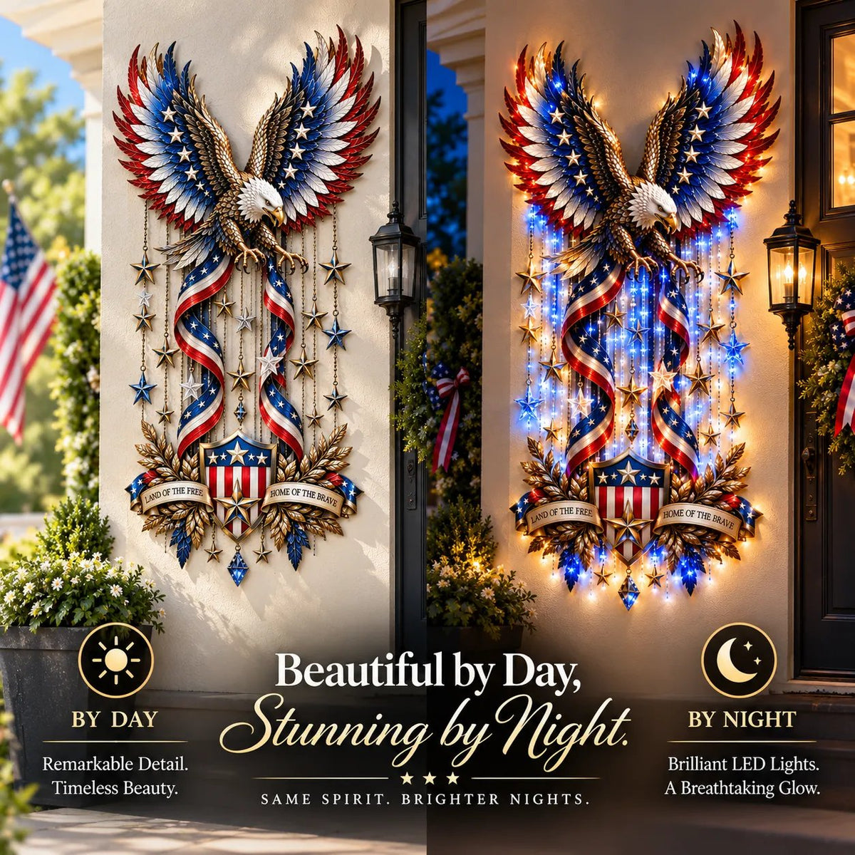 🦅American Glory Cascade™ - Let Freedom Light Your Home🏠