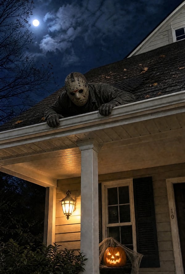 🎃Flash Sale - 49% OFF💀Spooky Halloween Figurines Climbing the Eaves