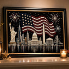 🦅America 250th Anniversary Pearl Art Kit – Stars & Stripes Skyline Limited Edition