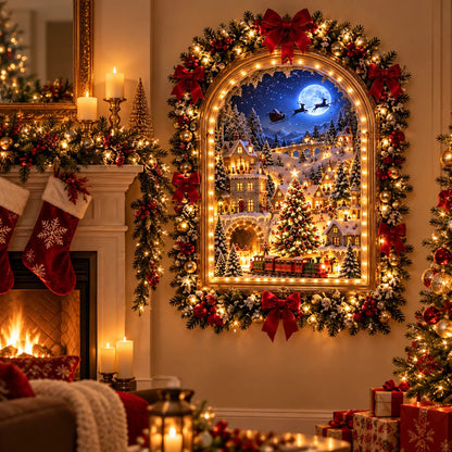 ✨ Last Day – 49% Off!✨-The Christmas Portal™ – Animated Christmas Village