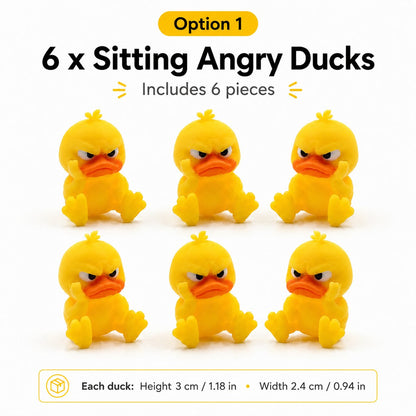 🔥🎁😠 Angry Duck Desk Figurine — Add a Tiny Attitude to Your Space! 🐥