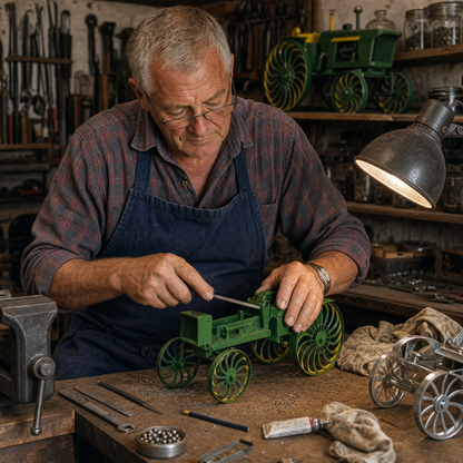 Earl's Handmade Tractor Wind Spinner