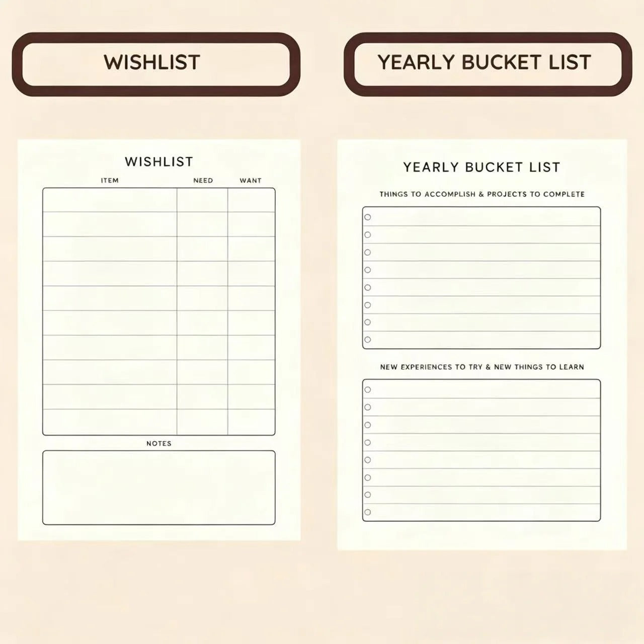 Organize Every Page In Your Own Style!
