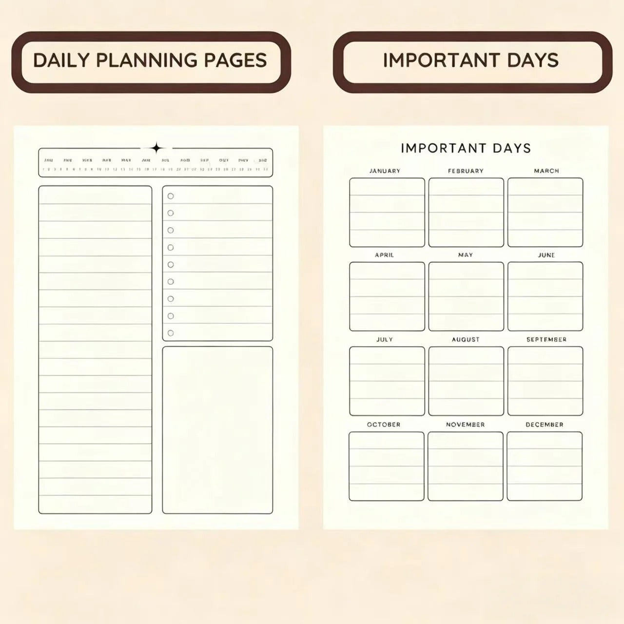 Organize Every Page In Your Own Style!