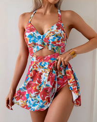 Blue Floral Print