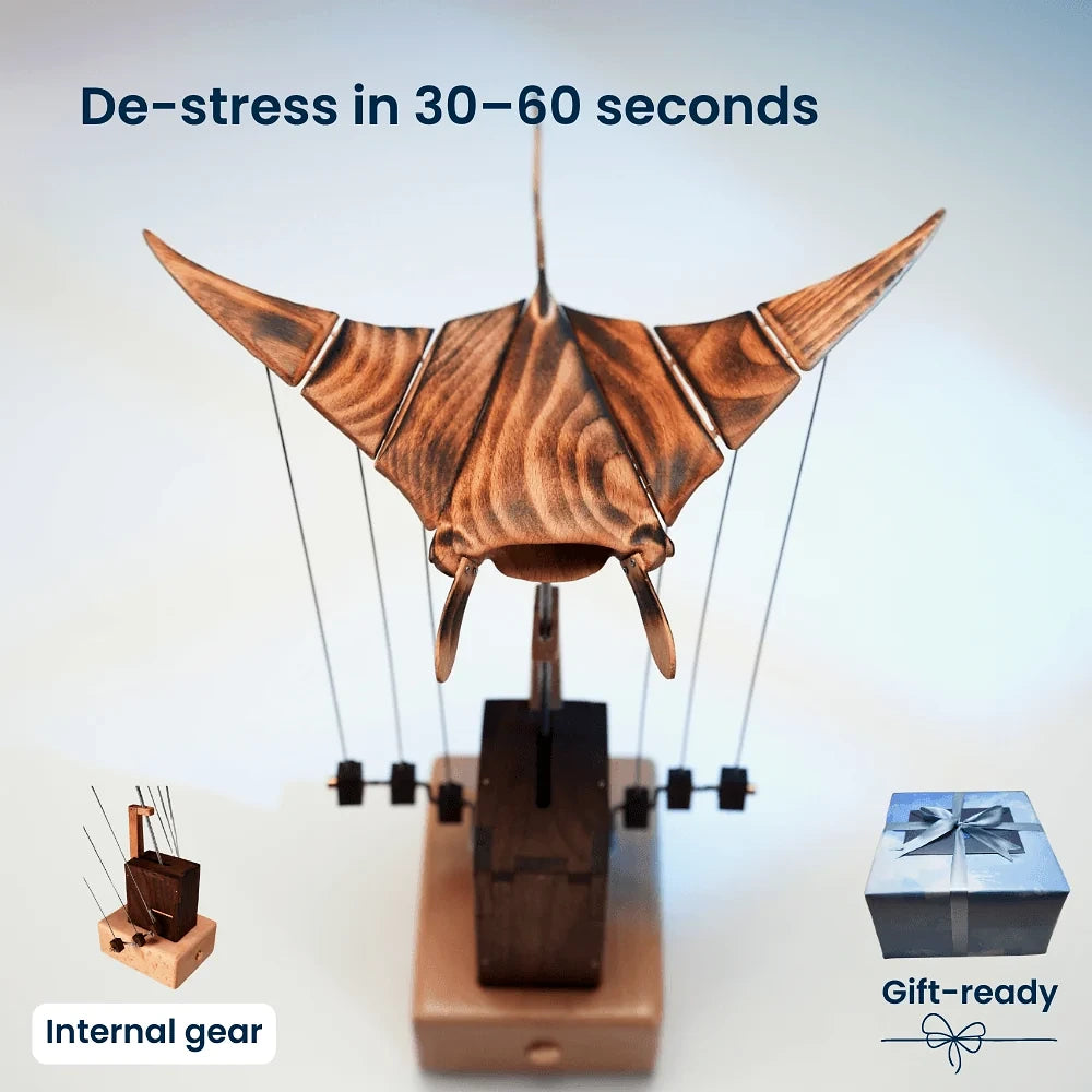 Internal gear manta ray automaton