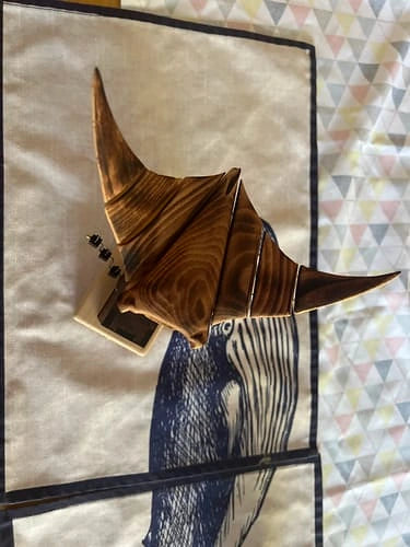 Manta ray automaton in a home setting