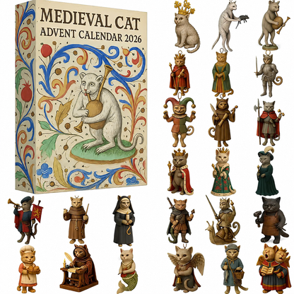 🔥Limited Edition, Only 100 Sets Left! - ✨Medieval Cat Advent Calendar 2026
