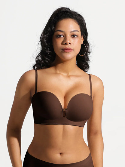 Seamless Non-Slip Push-Up Shaping Strapless Bra
