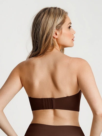 Seamless Non-Slip Push-Up Shaping Strapless Bra