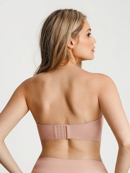 Seamless Non-Slip Push-Up Shaping Strapless Bra