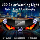 Solar-Powered LED Car Safety Light